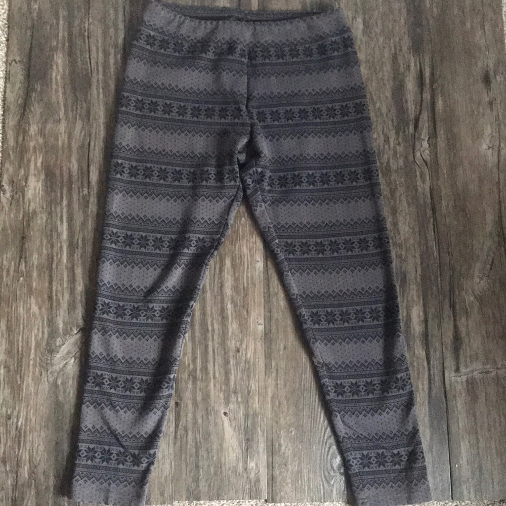 FIREFLY Fairisle Grey/Black Leggings - Picture 2 of 7